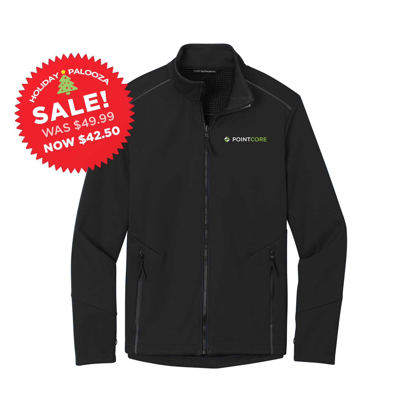Men's Soft Shell Full Zip Jacket - 